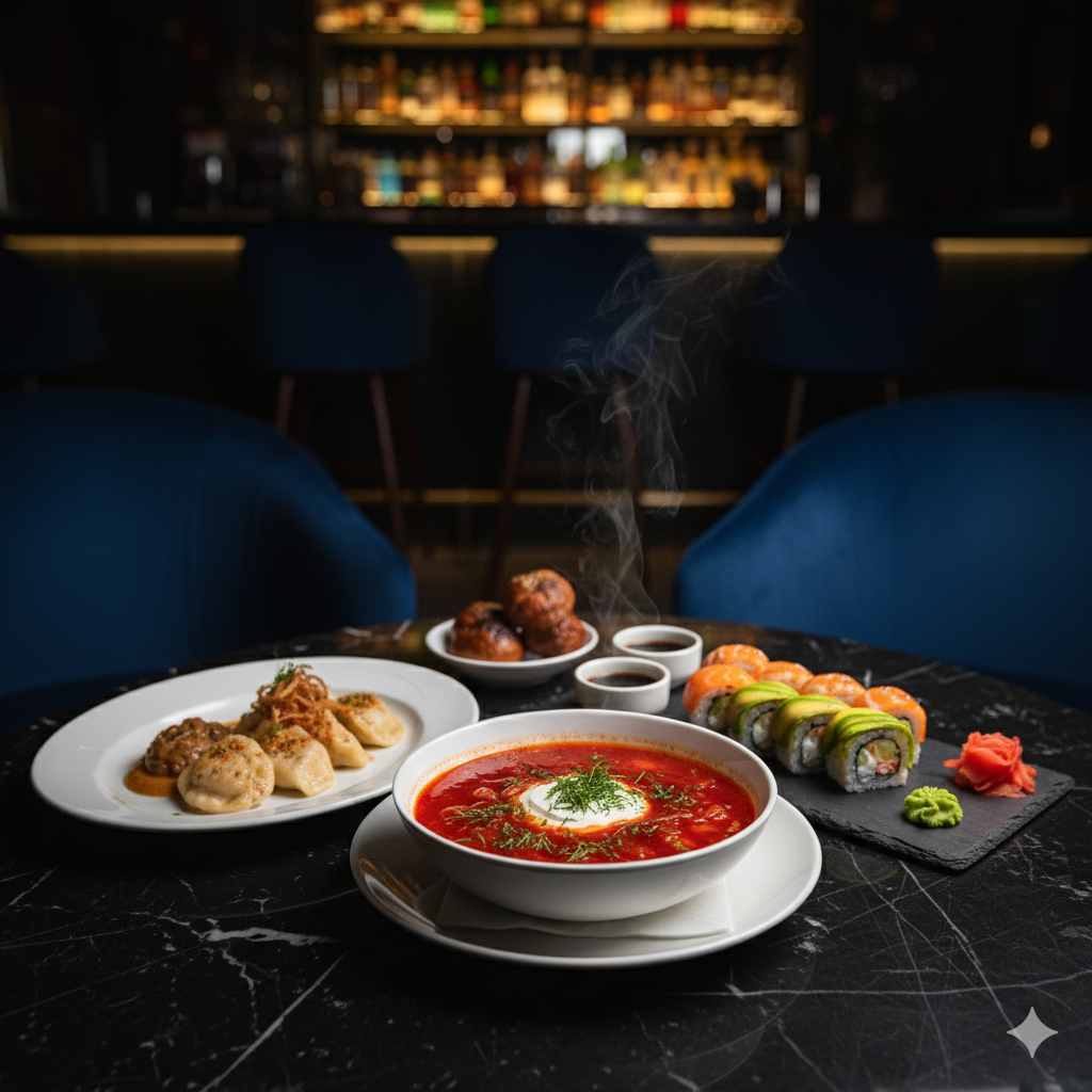 Food Menu - Authentic Eastern European cuisine at Moisei